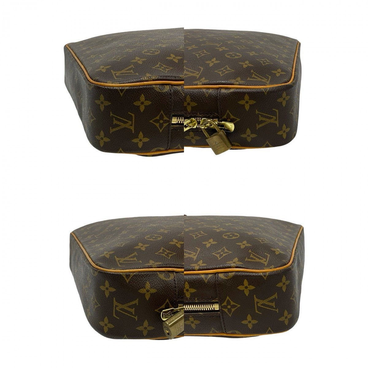 Louis Vuitton Business Bag M53343 Leather, Pvc Brown Monogram Portodocument Pegasus Mens