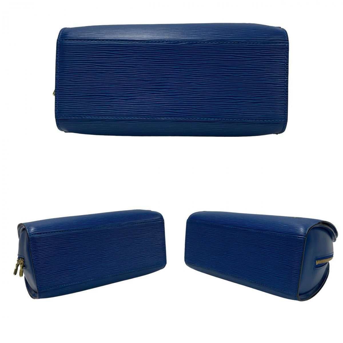 Louis Vuitton Handbag M52055 Epi Leather Blue Epi Ponneuf Women