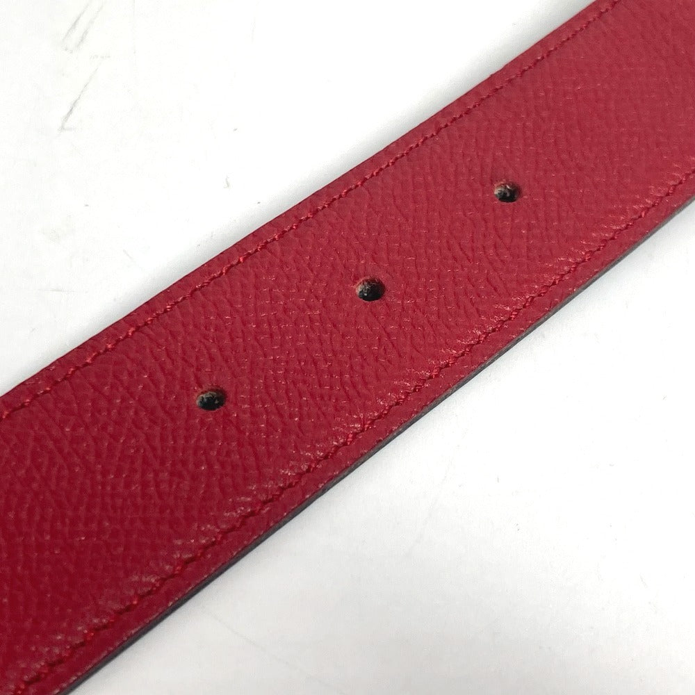 Hermes Belt Leather Red Belt Only 70