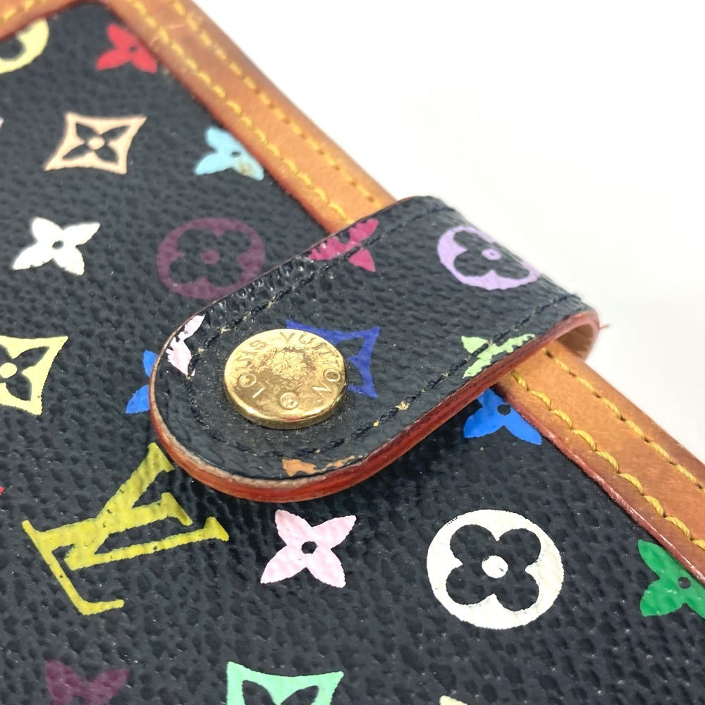 Louis Vuitton Folded Wallet M92988 Monogram Multicolor Canvas Black Monogram Multicolor Porto