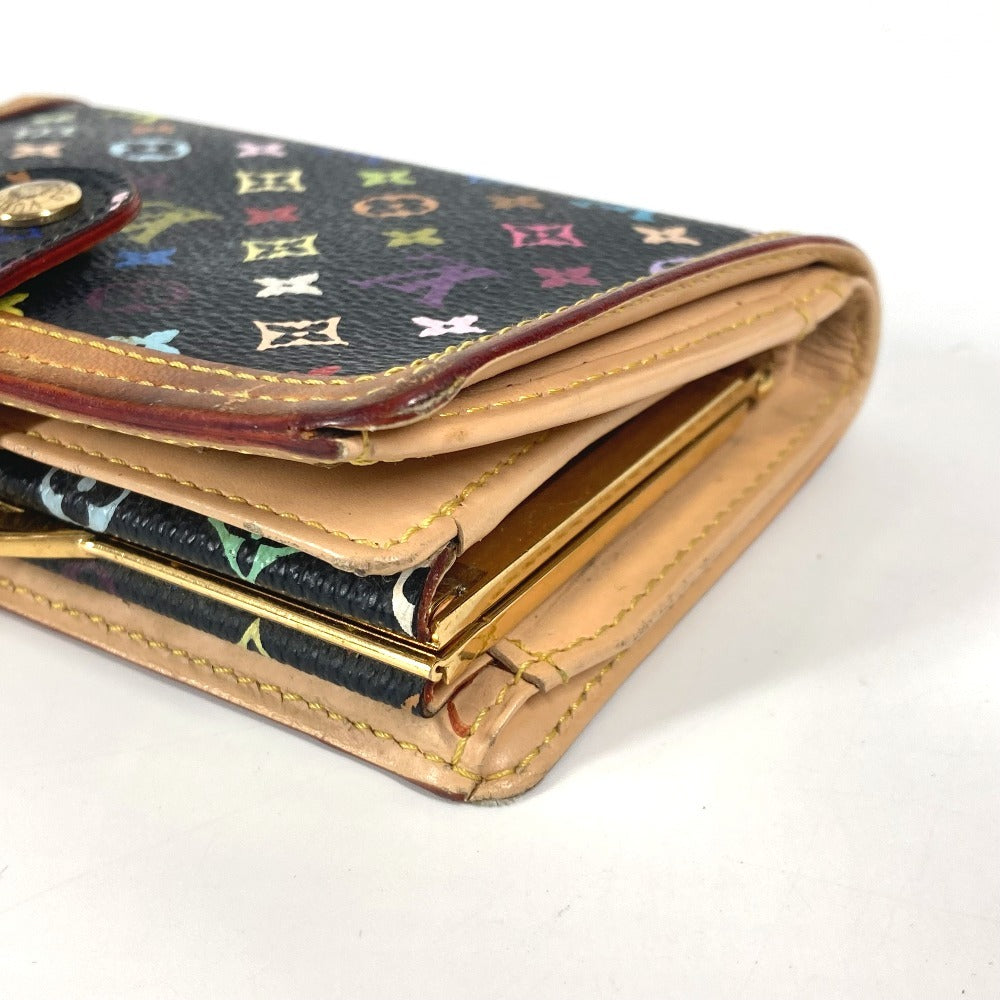 Louis Vuitton Folded Wallet M92988 Monogram Multicolor Canvas Black Monogram Multicolor Porto