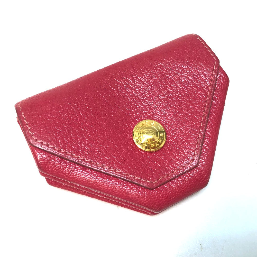 Hermes Coin Case Shave Red Le Callan Uit Le 48 Women
