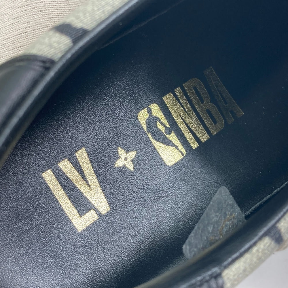 Louis Vuitton Slip-On Canvas, Canvas Gray Nba Collaboration Trocadero Sneakers Slip-On Mens 6