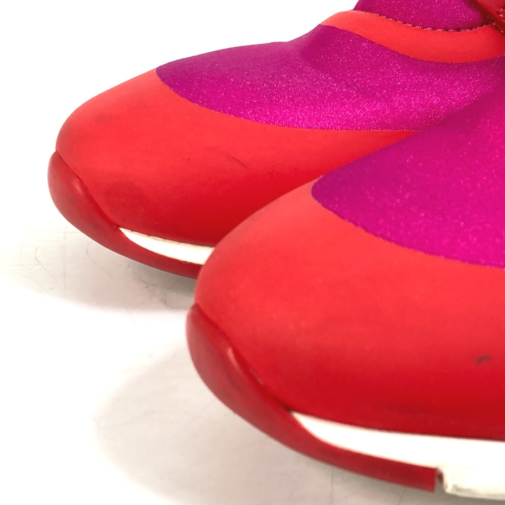 Louis Vuitton Sneakers Nylon, Nylon Pink By Color Logo Women 36
