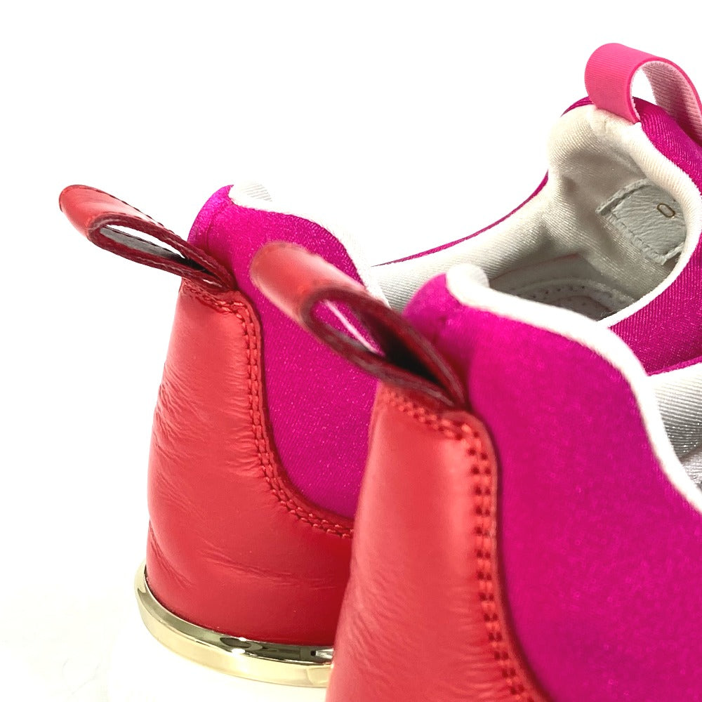 Louis Vuitton Sneakers Nylon, Nylon Pink By Color Logo Women 36