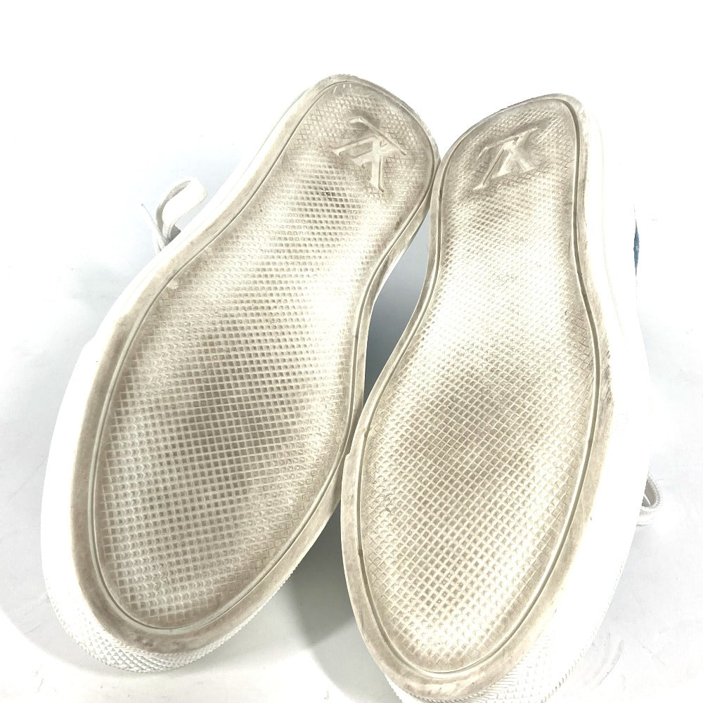 Louis Vuitton Sneakers Monogram Denim Blue Monogram Denim Shoes Shoe Laces Women 36.5