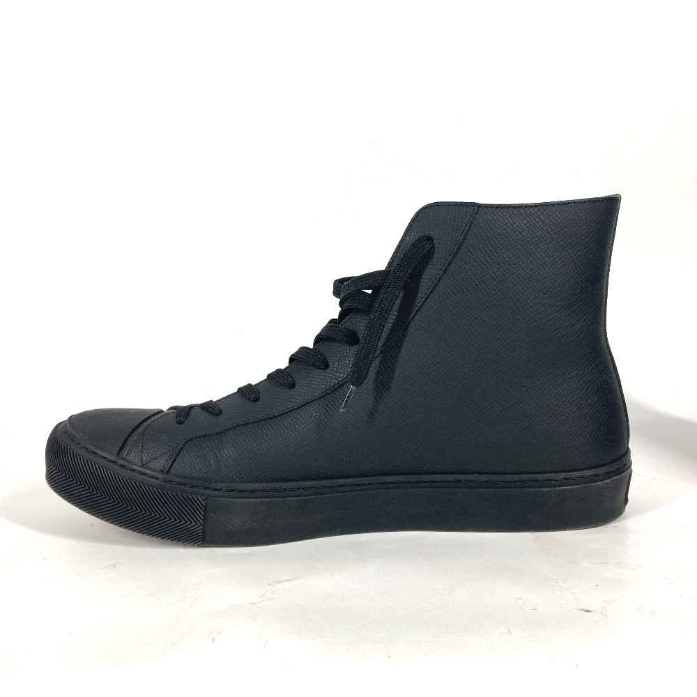 Louis Vuitton Sneakers Leather Black Rainbow Logo Mens 8 1/2