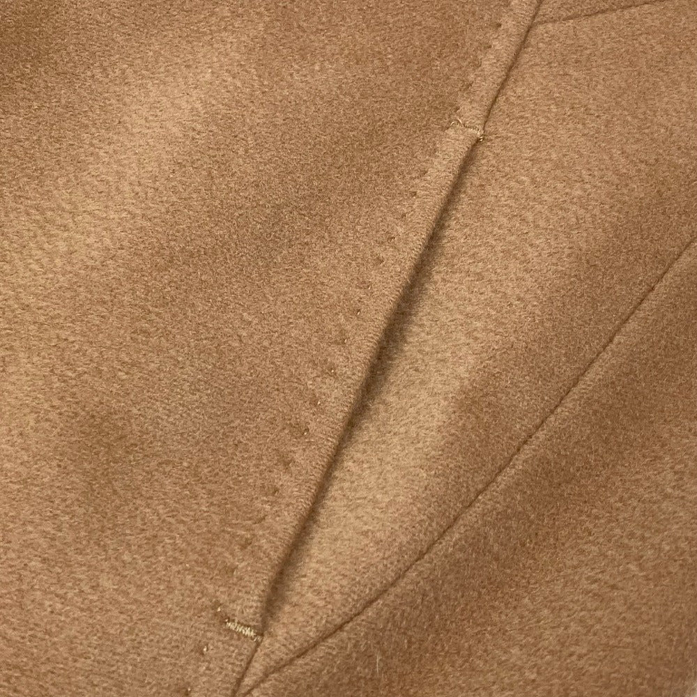 Max Mara Coat Wool Brown Studio Stand Collar Coat Women 40