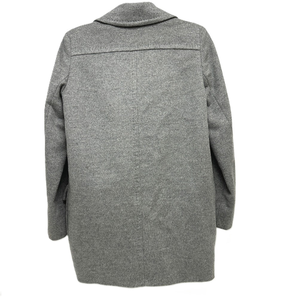 Max Mara Jacket Wool Gray Studio Wool Blend Double Breasted Tailored Jacket Women 36