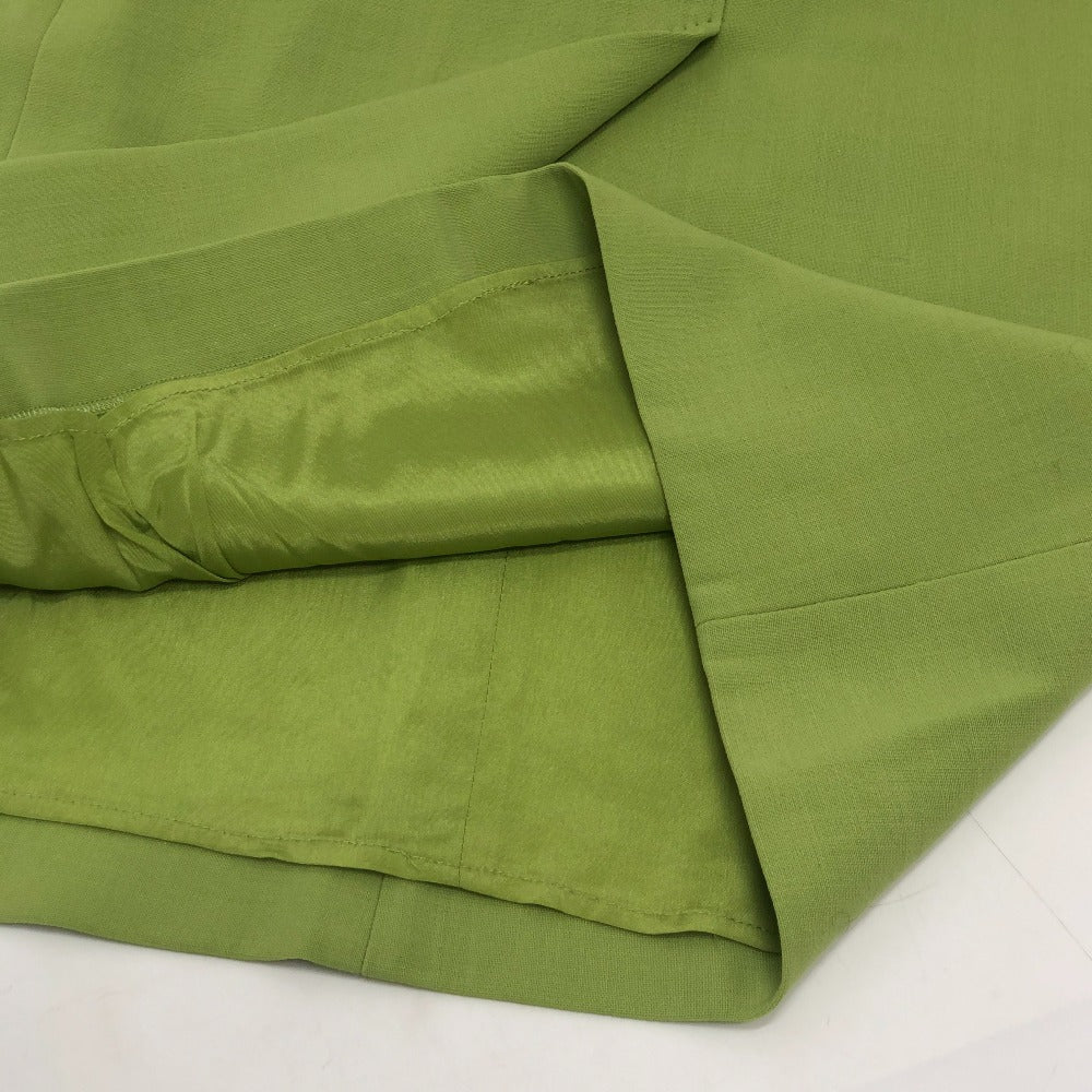 Max Mara One Piece Polyester Green Dress Belt Cardigan Women 32
