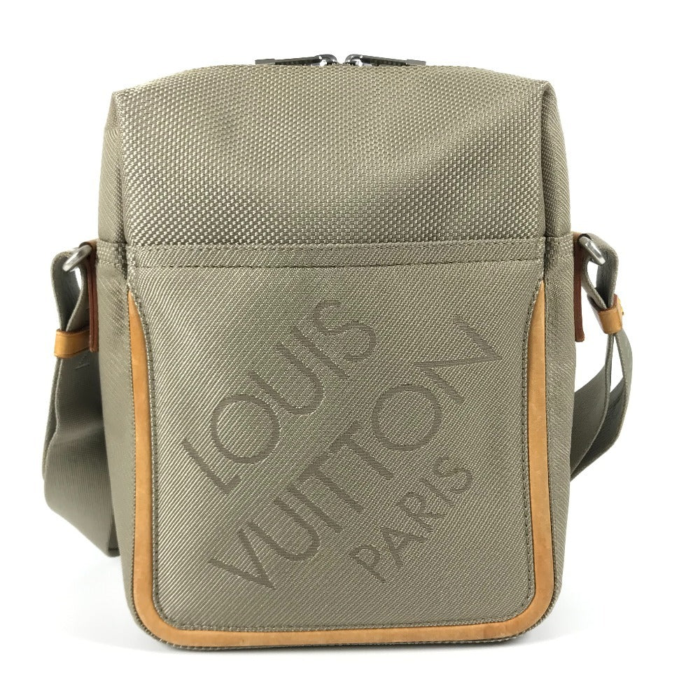 Louis Vuitton Shoulder Bag M93041 Damier Jean Canvas Gray Monogram Geant Sitadan Unisex(Unisex)