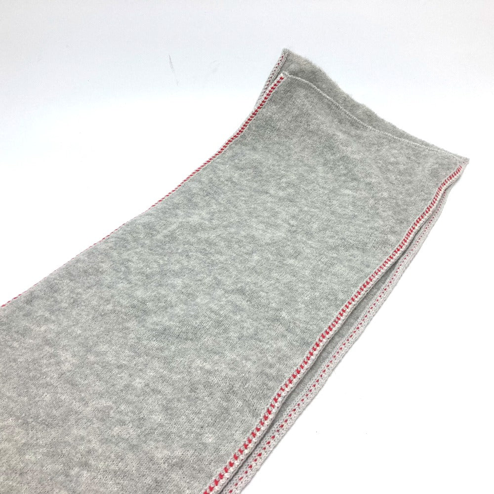 Chanel Scarf Cashmere Gray 2024 Model Coco Mark Women