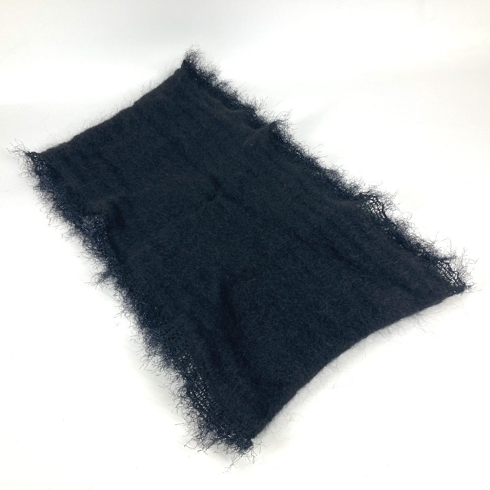 Chanel Scarf Rayon, Mohair Black P36906 Scarf, Snood And Collar 3-Piece Set Women
