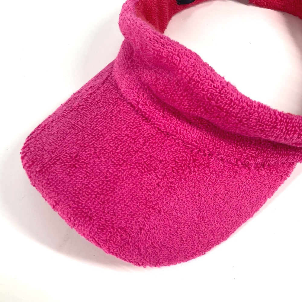 Chanel Sun Visor Cotton Pink 20C Logo