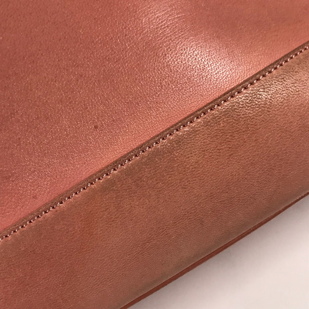 Chanel Tote Bag Leather Pink Shoulder Bag Cc Coco Mark Women