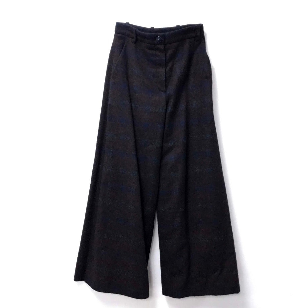 Chanel Pants Fabric Bordeaux Flannel 15B Women 34