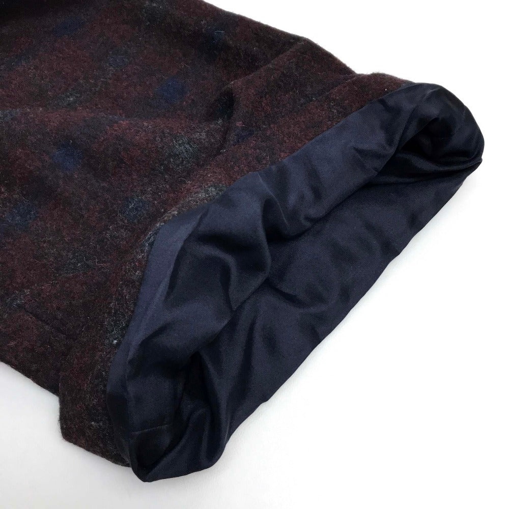 Chanel Pants Fabric Bordeaux Flannel 15B Women 34