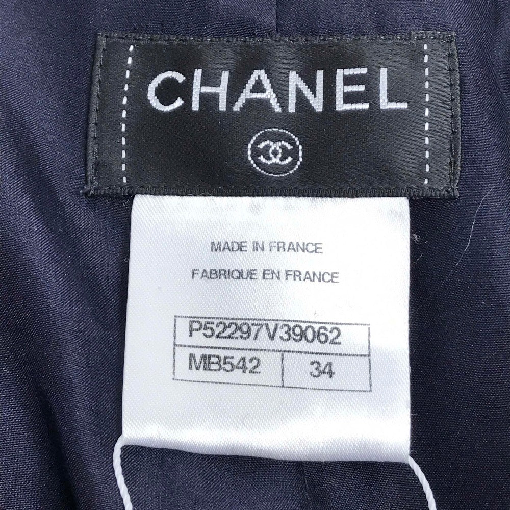 Chanel Pants Fabric Bordeaux Flannel 15B Women 34