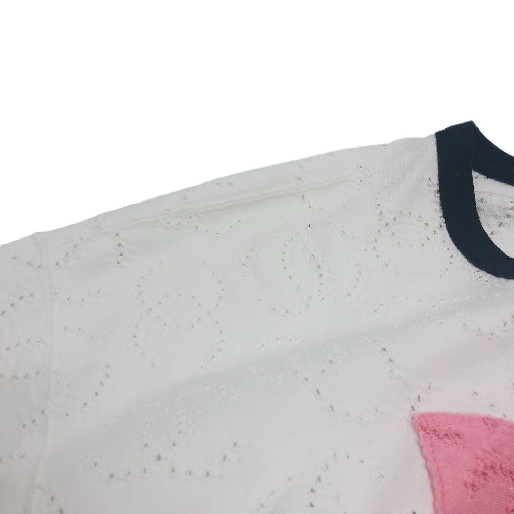 Chanel Short Sleeve T-Shirt P76438 Cotton White No.5 Star Coco Mark 34/36