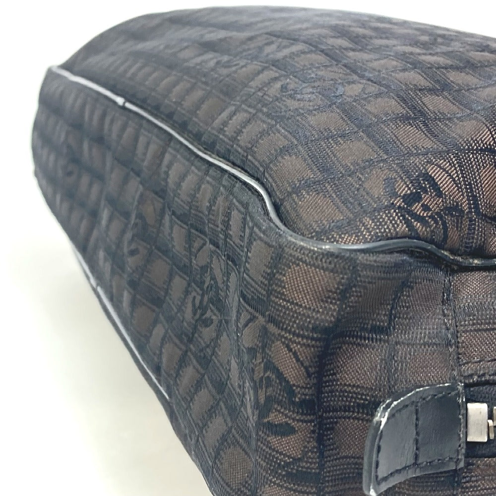 Chanel Business Bag Nylon, Leather Brown New Travel Line Handbag Women