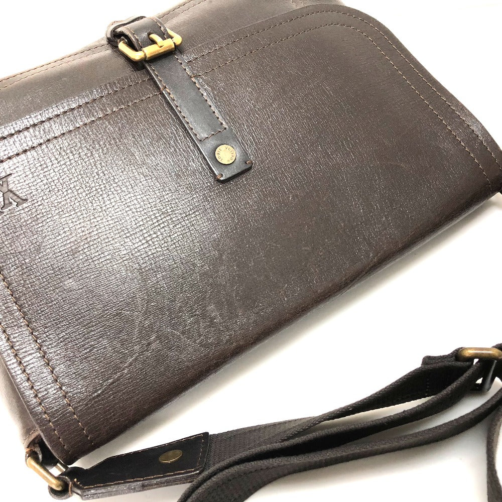 Louis Vuitton Shoulder Bag M92994 Utah Leather Brown Utah Ohama Mens
