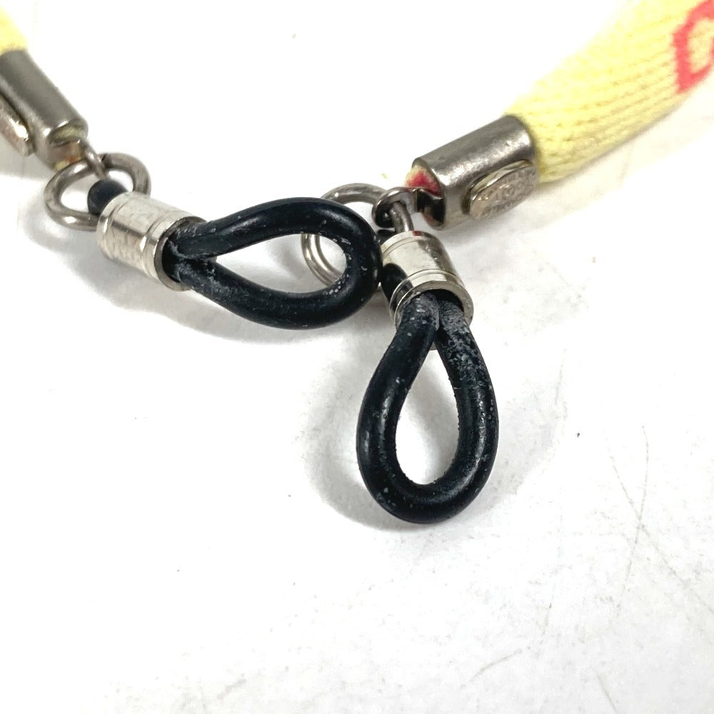 Chanel Strap Canvas Yellow Eyewear Sunglasses Glasses 00T Glass Cord Glasses Strap Women