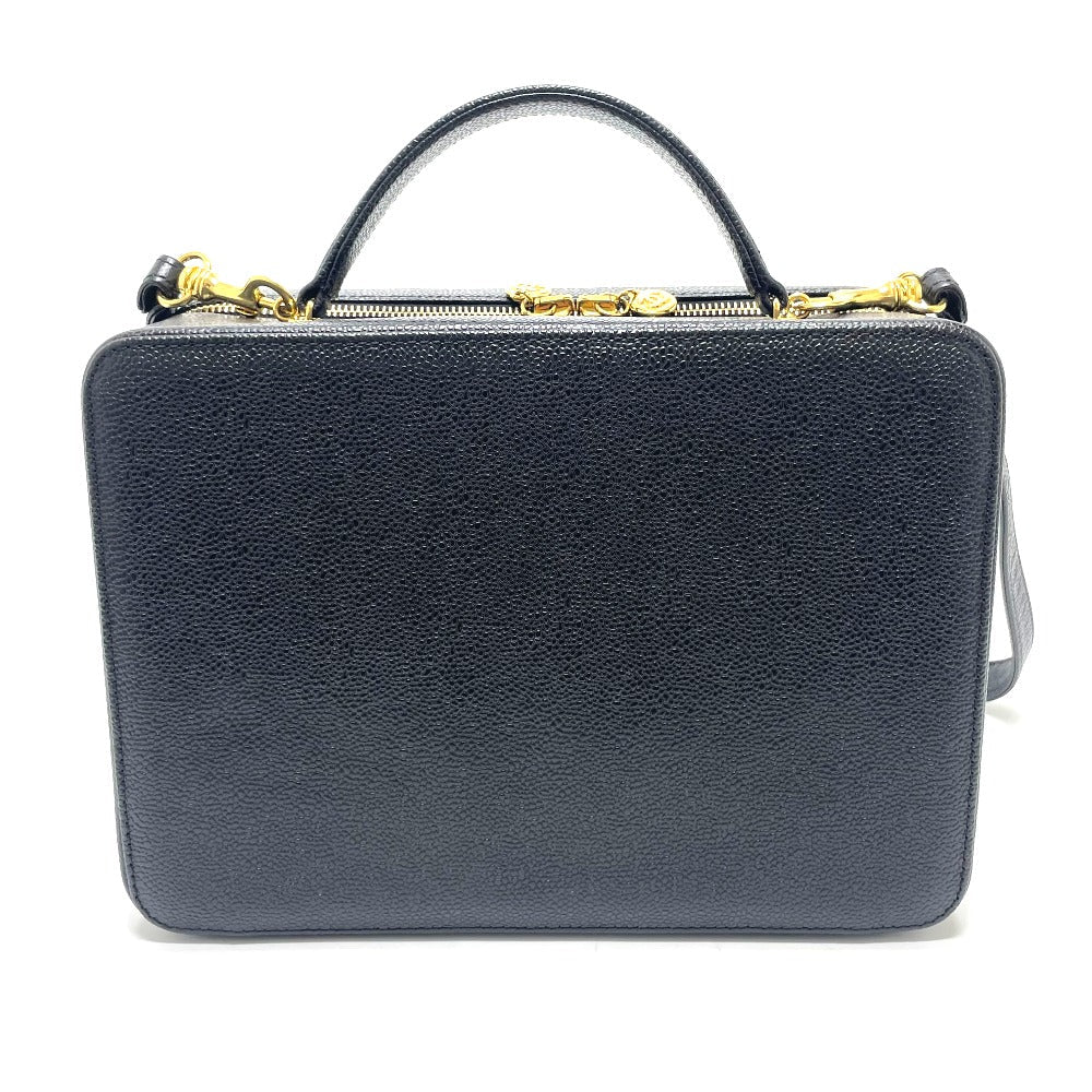 Chanel Handbag Caviar Skin Black Coco Mark Vanity Bag Decacoco Women