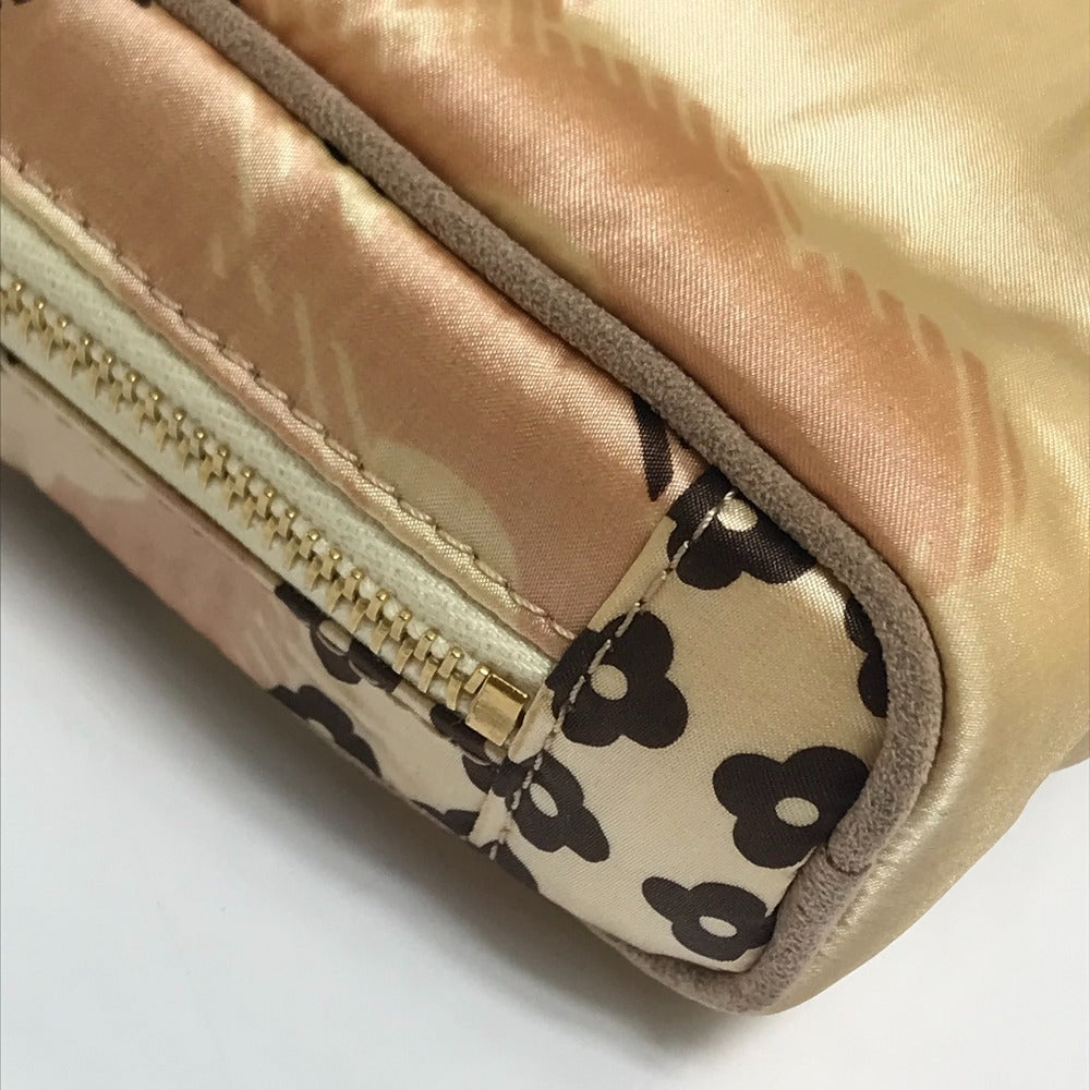 Chanel Travel Case Nylon Pink Camelia Women