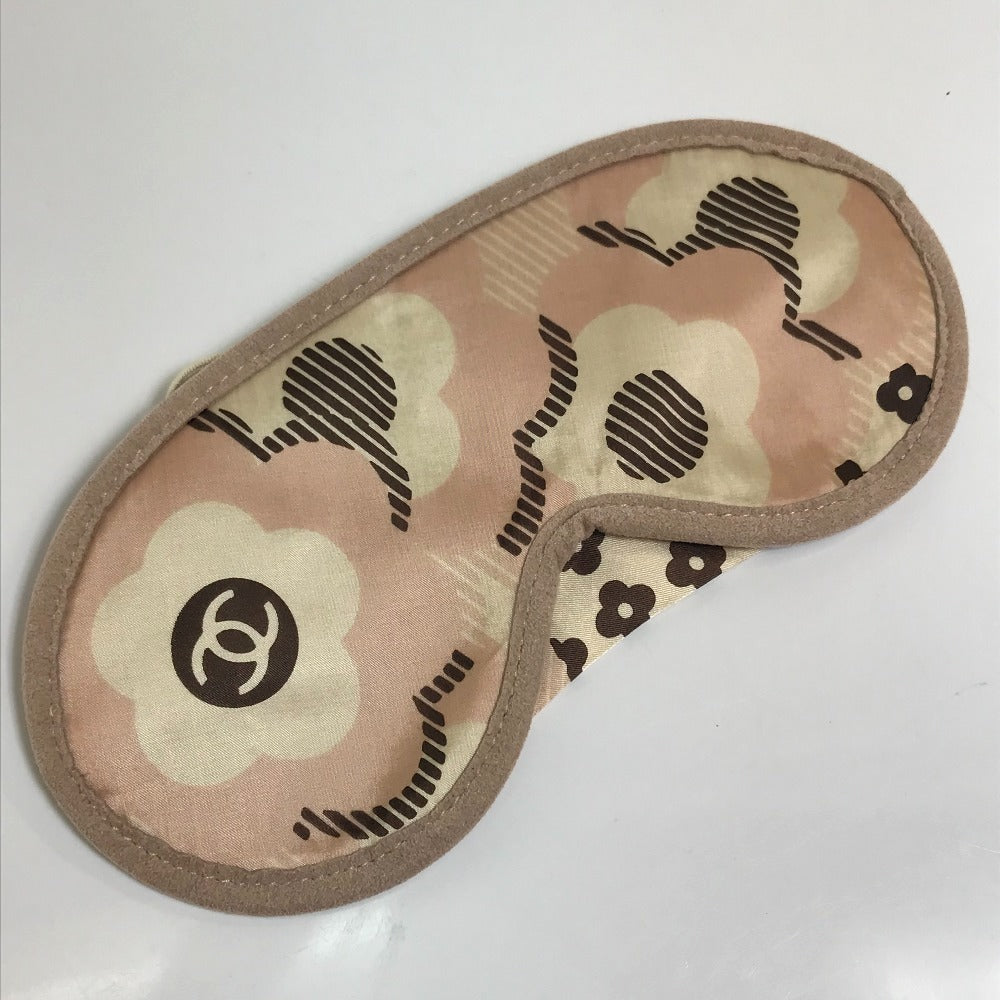 Chanel Travel Case Nylon Pink Camelia Women