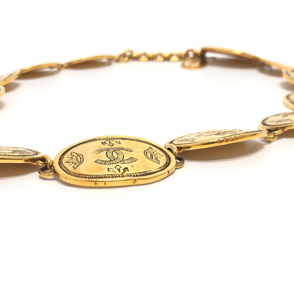 Chanel Belt 26 Metal Gold Coco Mark Medal
