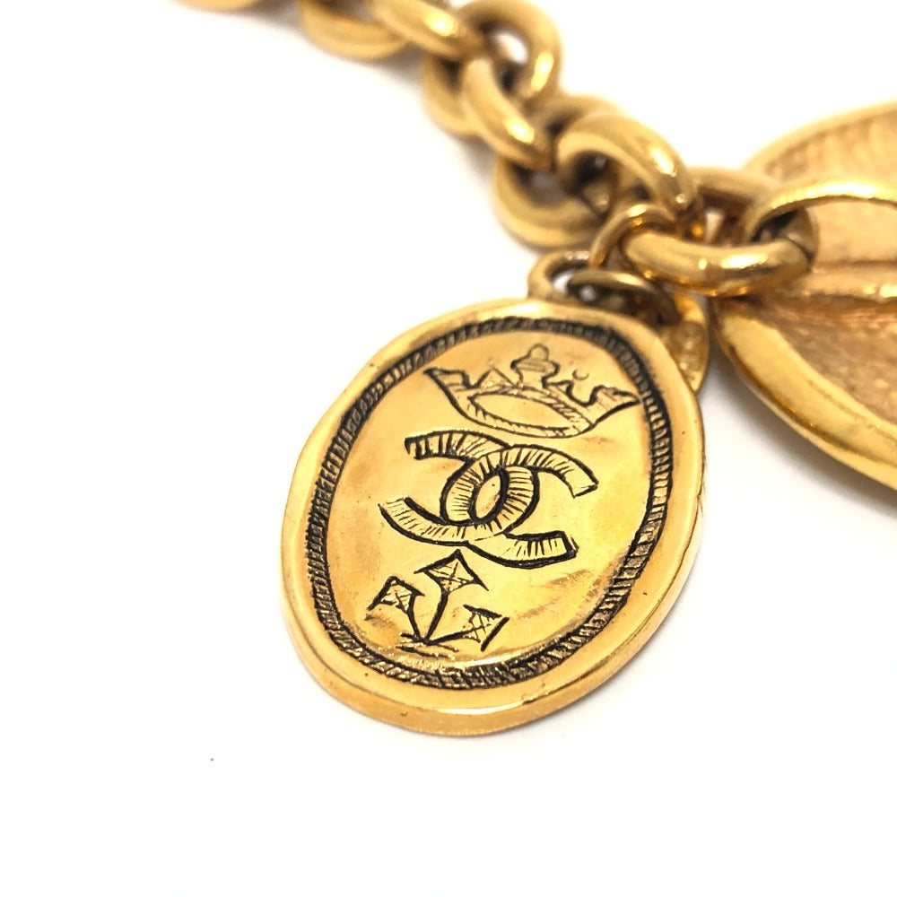 Chanel Belt 26 Metal Gold Coco Mark Medal