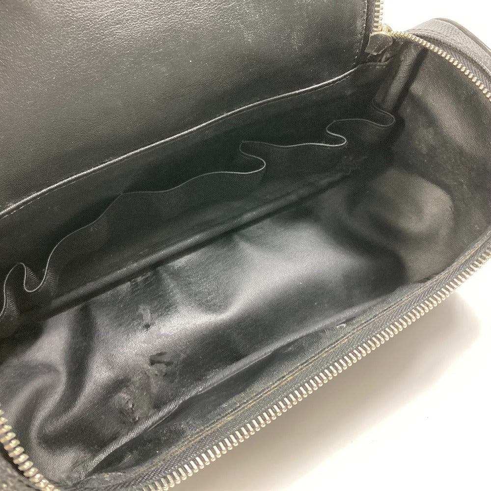 Louis Vuitton Pouch N47625 Damier Grafitto Canvas Black Damier Grafitte C Cracking Pouch Mens
