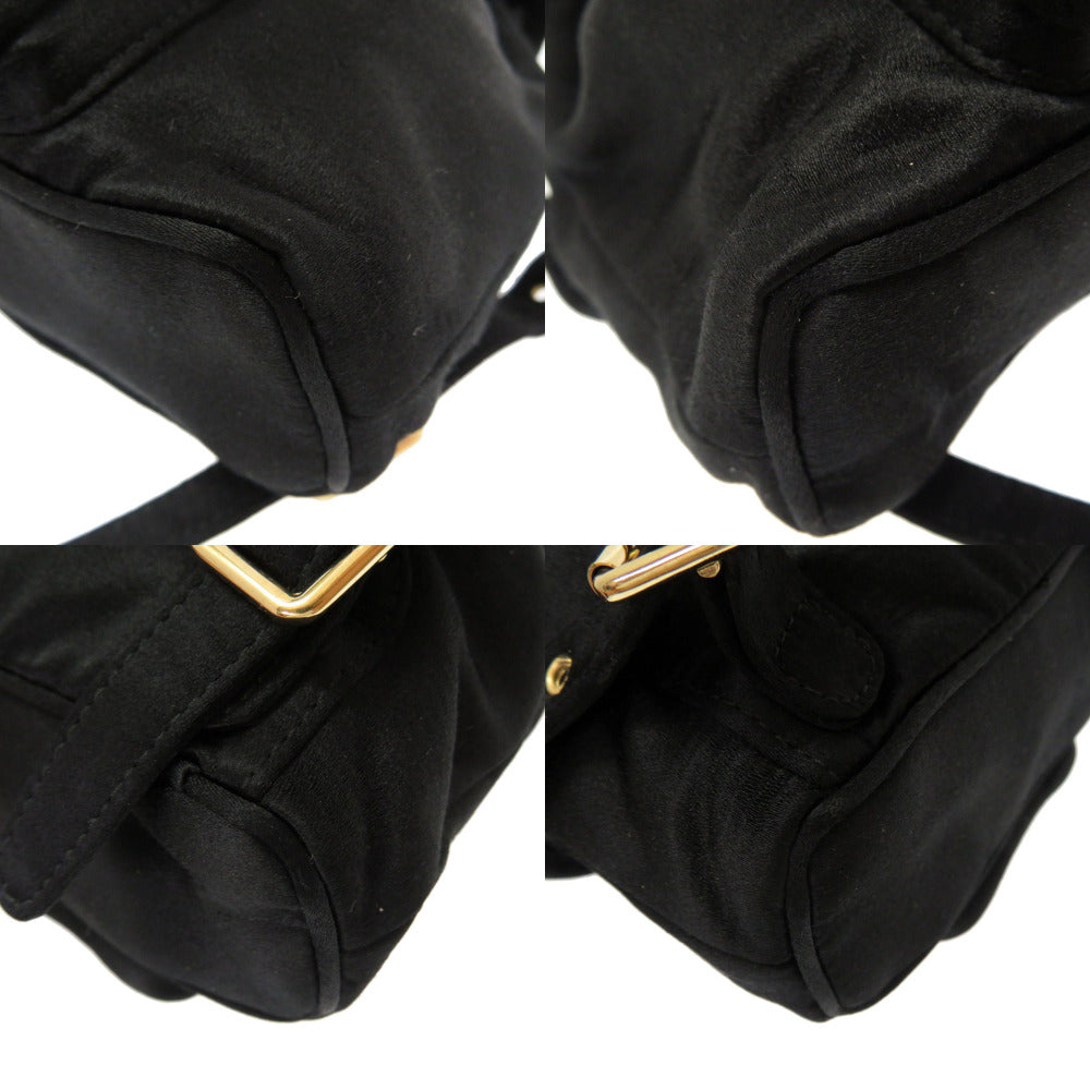 Gucci Backpack 005 4781 0319 Bamboo Black Women