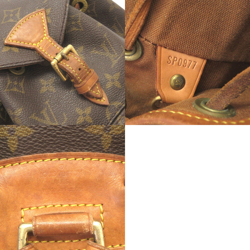 Louis Vuitton Backpack M51137 Monogram Canvas Brown Monogram Mini Montsouris Women