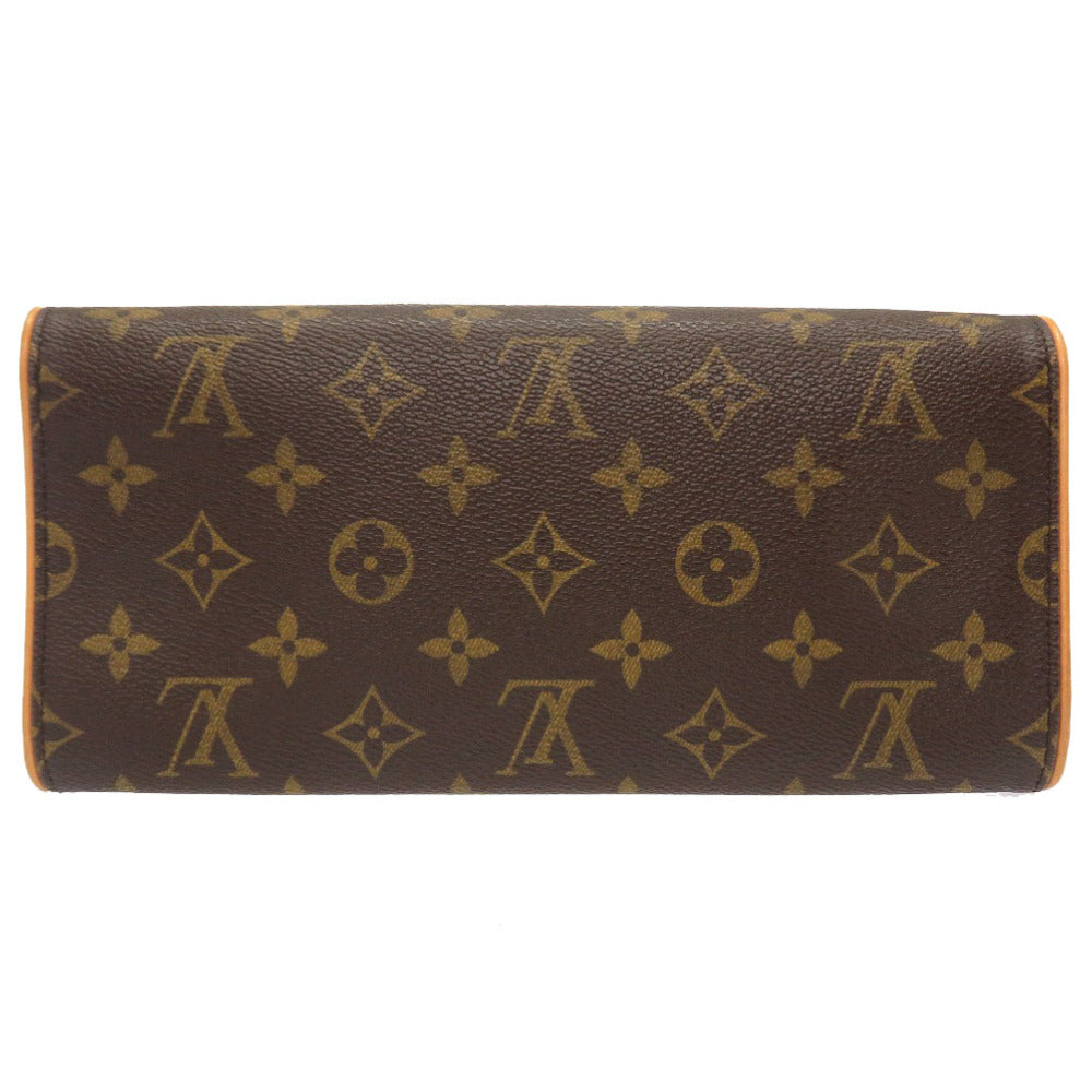 Louis Vuitton Shoulder Bag M51852 Monogram Canvas Brown Monogram Pochette Twin Gm Women