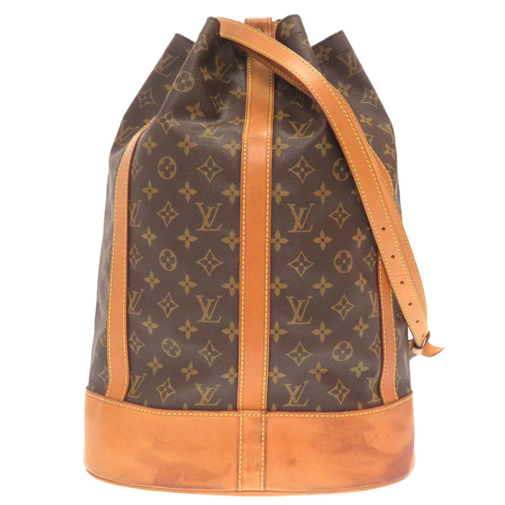 Louis Vuitton Shoulder Bag M42244 Monogram Canvas Brown Monogram Randonneegm Women