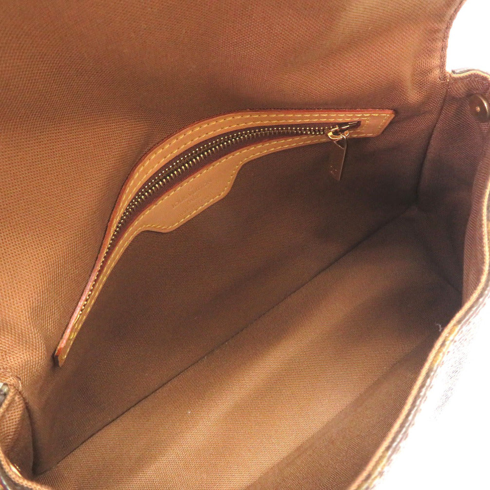 Louis Vuitton Handbag M51147 Monogram Canvas Brown Monogram Mini Looping Women