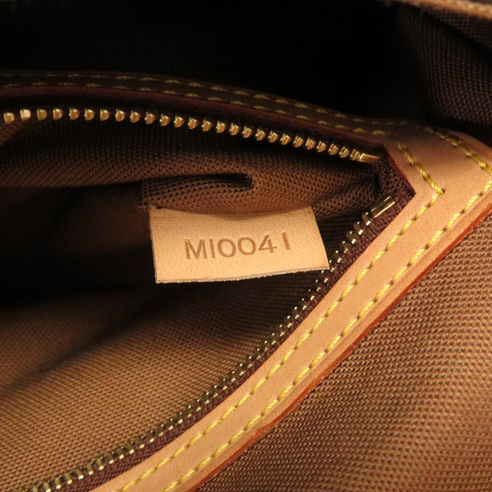 Louis Vuitton Handbag M51147 Monogram Canvas Brown Monogram Mini Looping Women