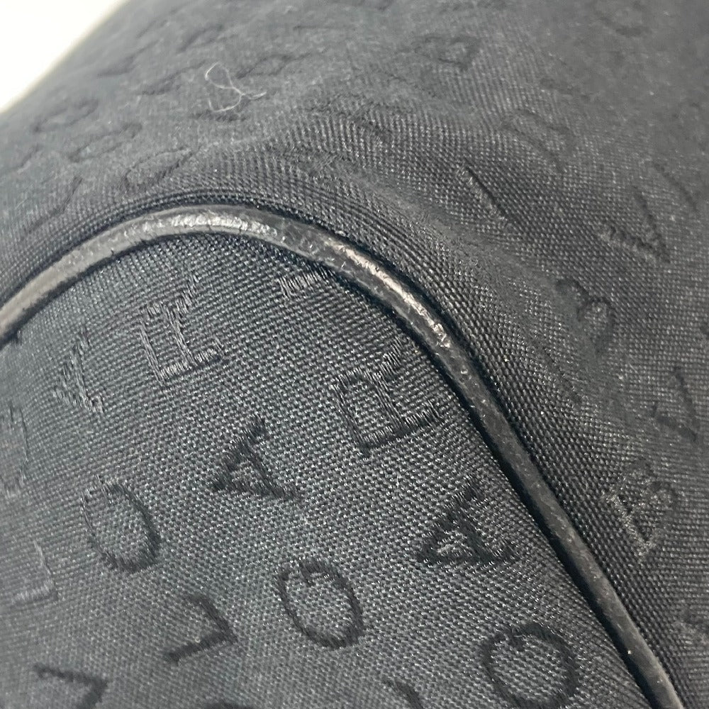 Bvlgari Handbag Canvas / Leather Black Logo Mania Women