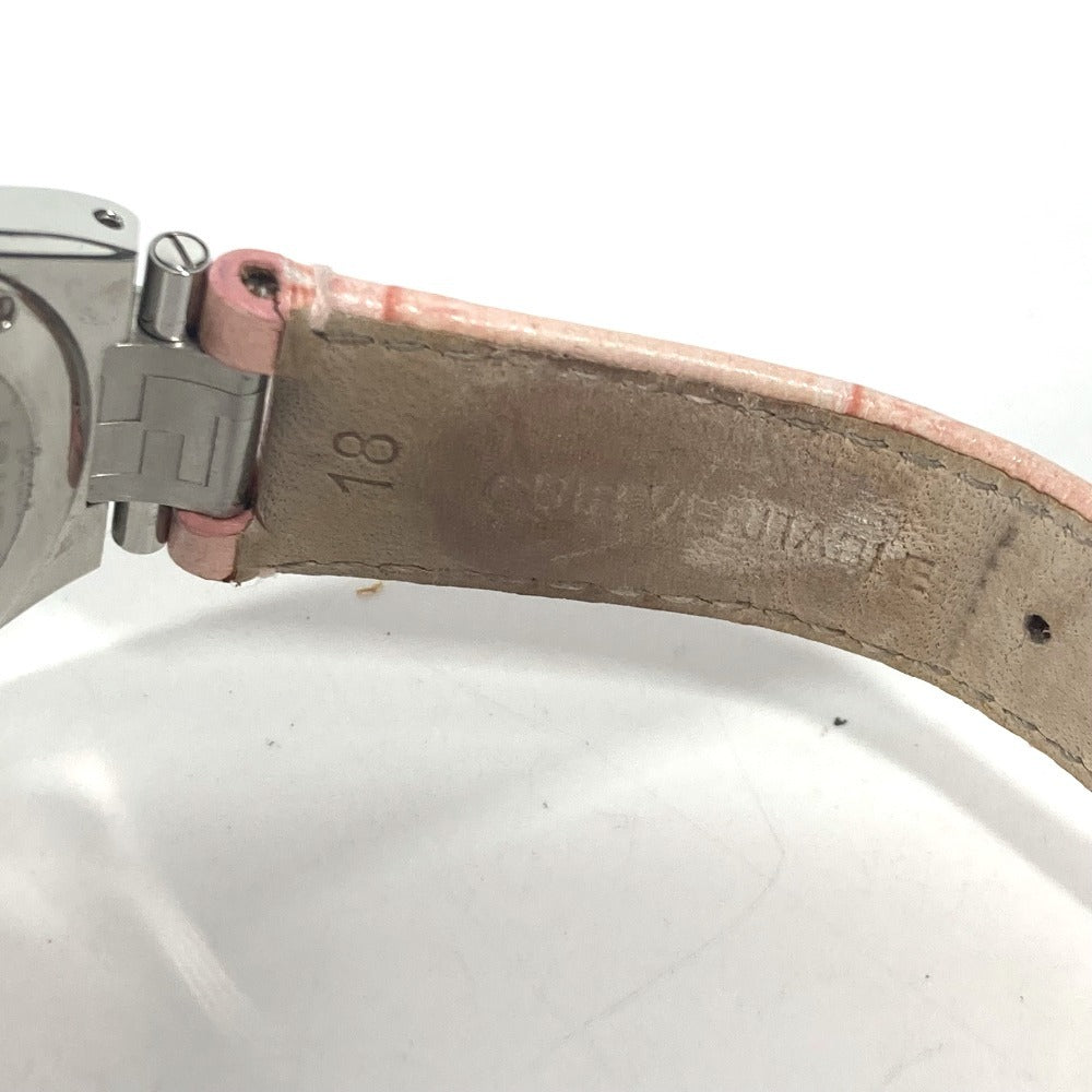 Fendi Watches Quartz 4600M Leather Pink High Speed Pink Dial