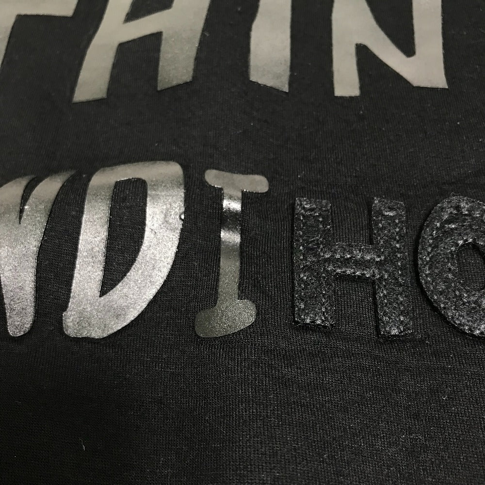Fendi Sweat Fy0812 Rayon Black Rubber Logo Sweat Mens 48