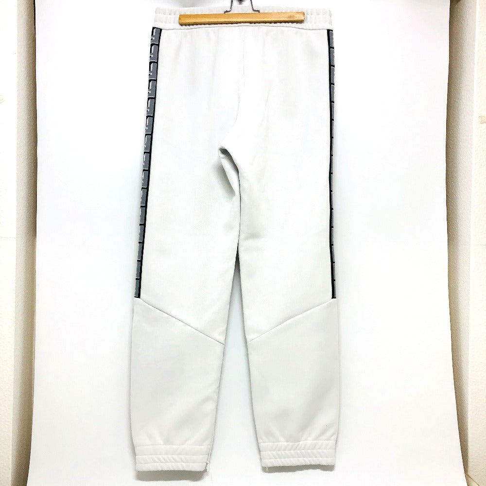 Fendi Pants Fab645 Polyester Gray Zucca Pattern
