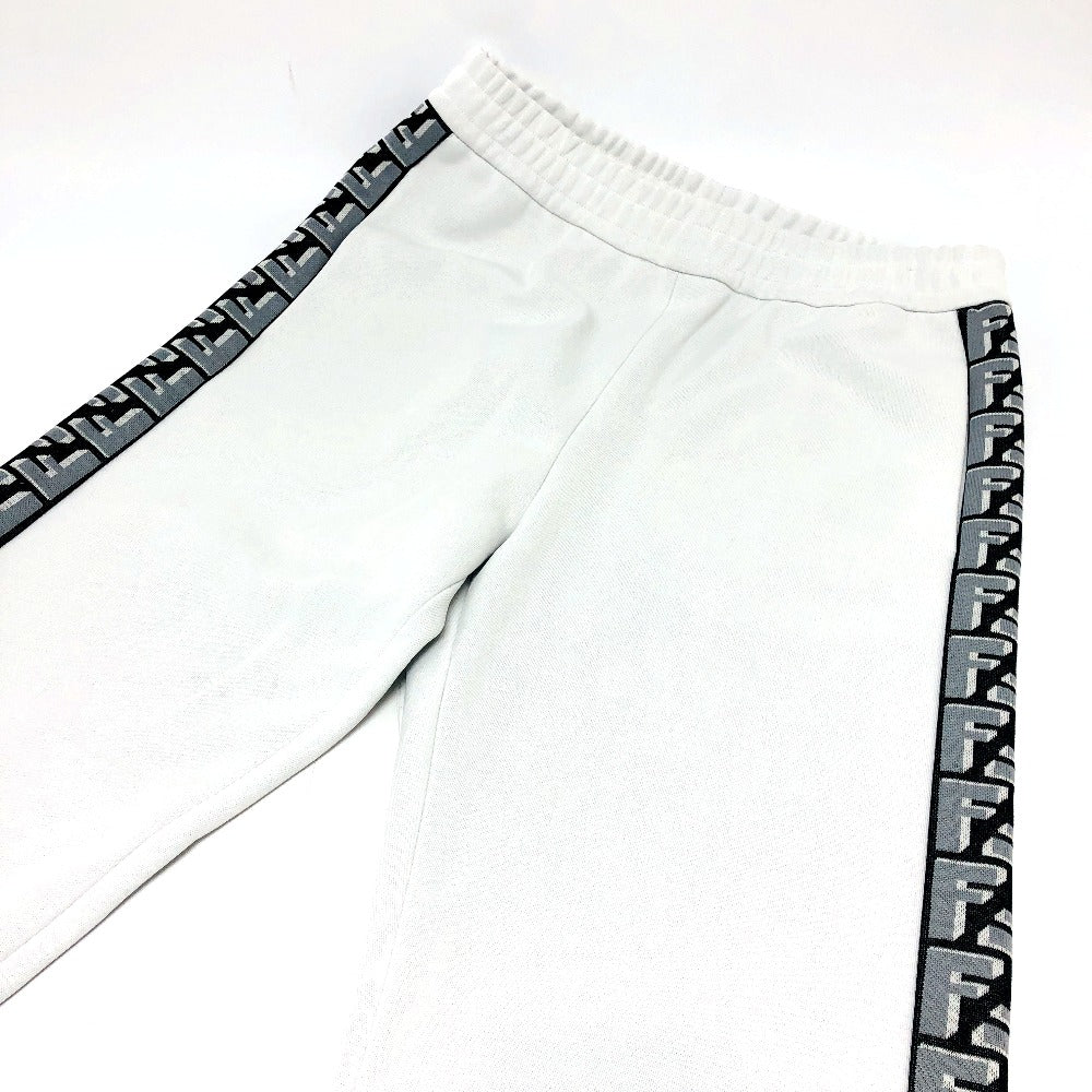 Fendi Pants Fab645 Polyester Gray Zucca Pattern