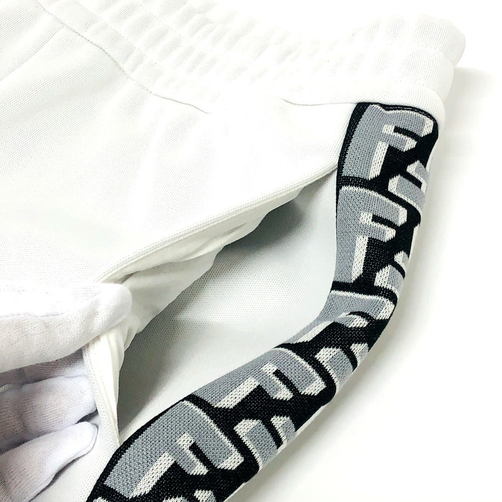 Fendi Pants Fab645 Polyester Gray Zucca Pattern