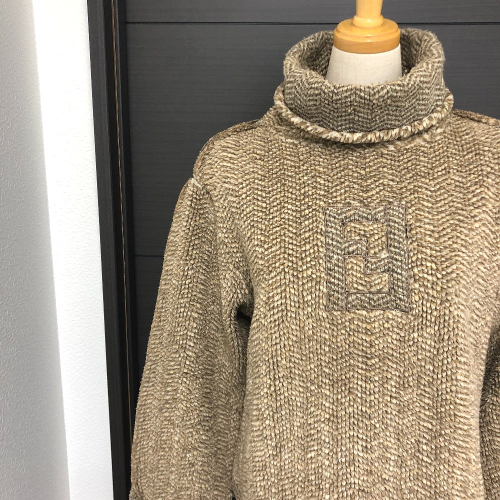 Fendi Sweater Polyester Brown Logo 42
