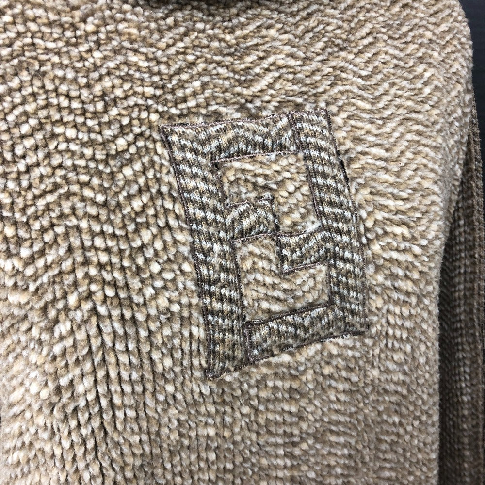 Fendi Sweater Polyester Brown Logo 42