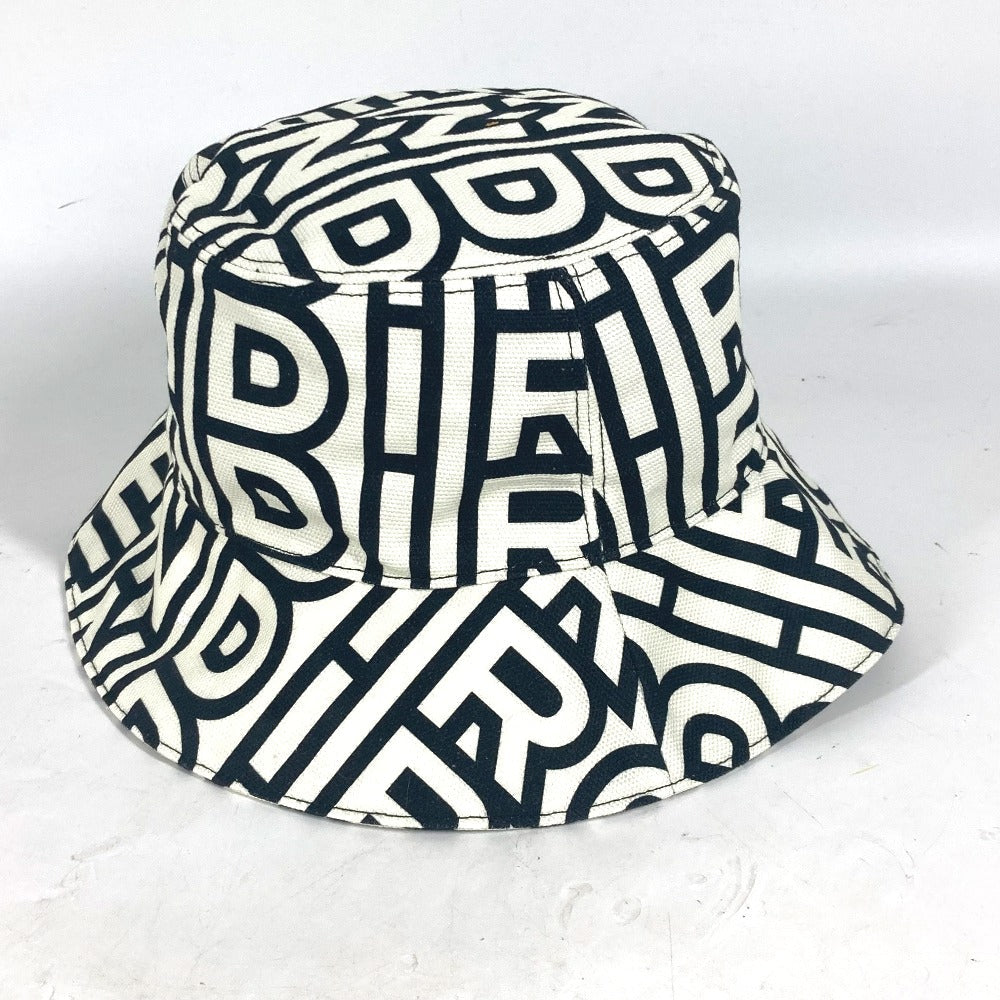 Fendi Hat Fxq910 Cotton White Marc Jacobs Collaboration Logo All-Over Pattern Mens(Unisex) L
