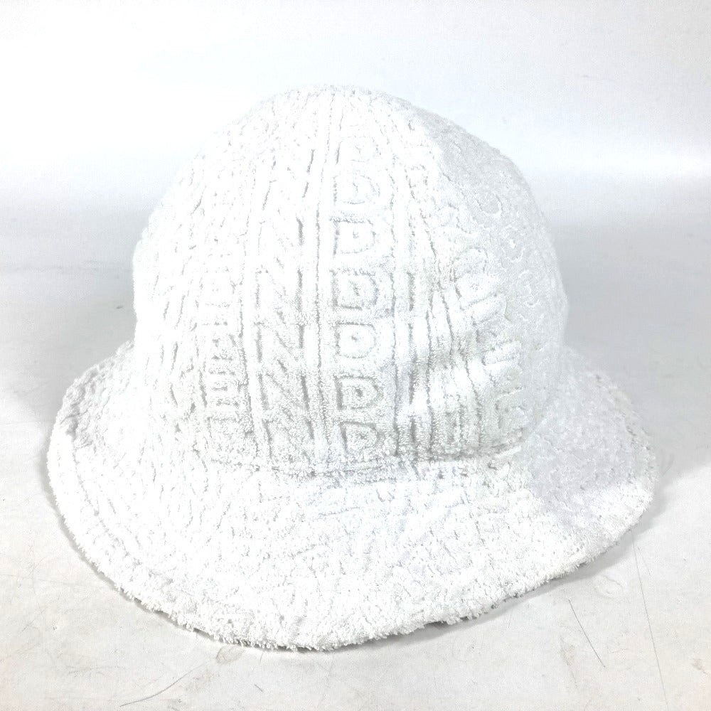 Fendi Hat Fxq982 Cotton, Nylon White Marc Jacobs Collaboration Zucca Logo