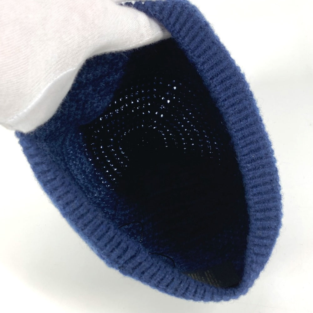 Fendi Knit Hat Fxq960 Wool Gray Logo