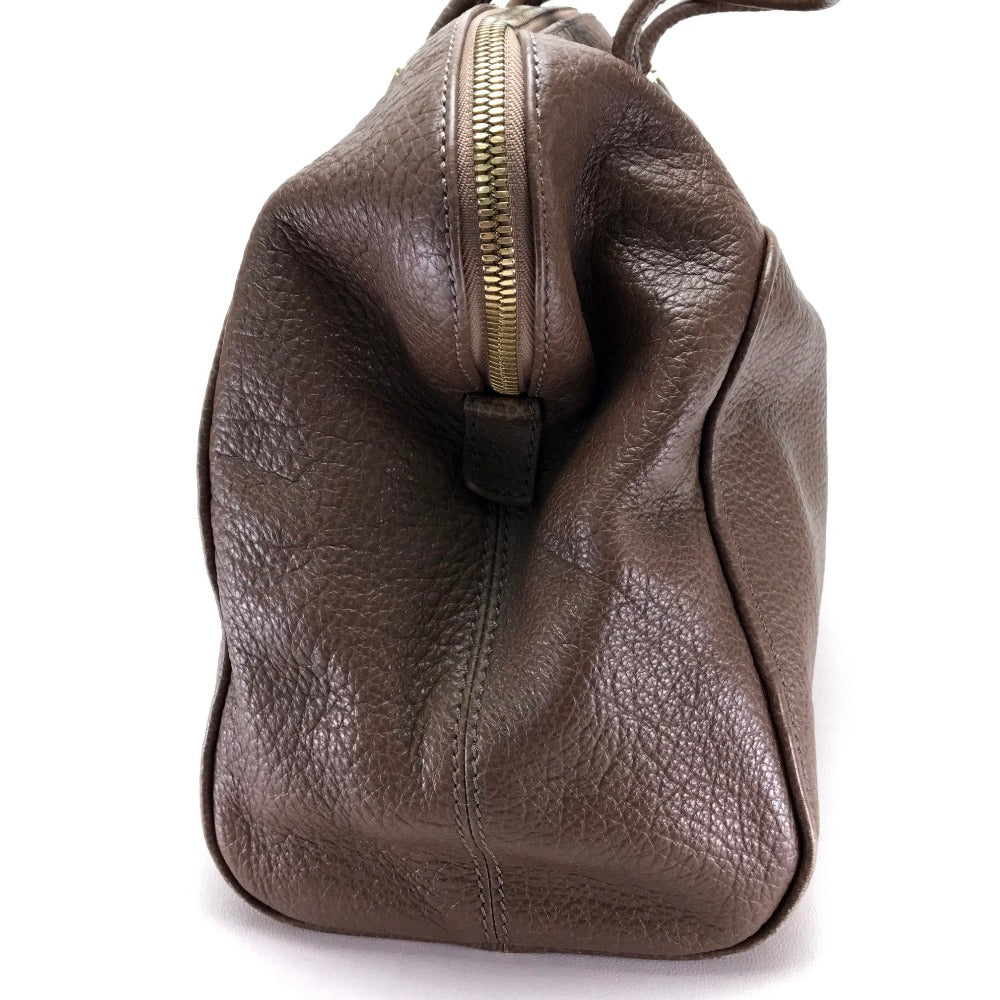 Fendi Handbag 8Bl110 Leather Brown Men'S Women Chameleon Unisex(Unisex)